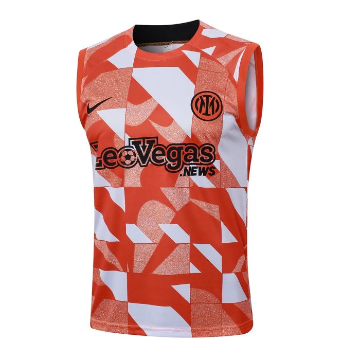 Inter Milan 24-25 Orange Splatter Vest - 图片 8