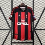 AC Milan 2000/2001 Home Retro Shirt