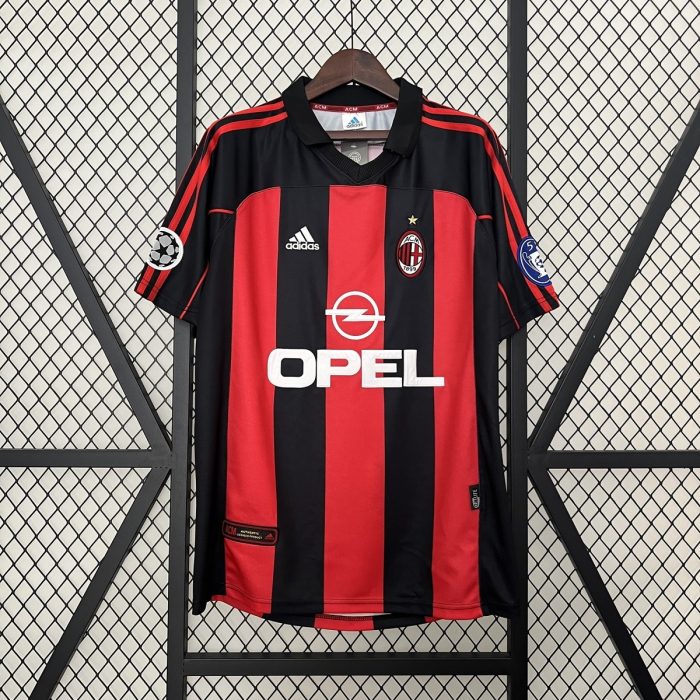 AC Milan 2000/2001 Home Retro Shirt - 图片 5