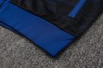Inter Milan 24-25 Long Zipper Jacket Navy Blue Spray Print - 图片 4