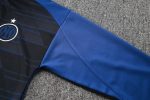 Inter Milan 24-25 Long Zipper Jacket Navy Blue Spray Print - 图片 5