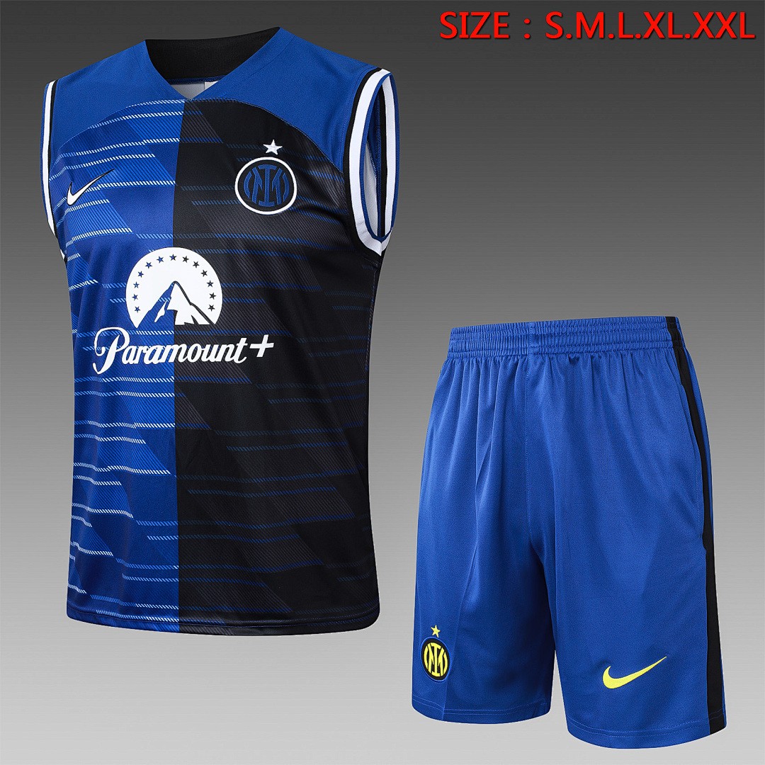 Inter Milan 24/25 Vest Blue Spray Ink
