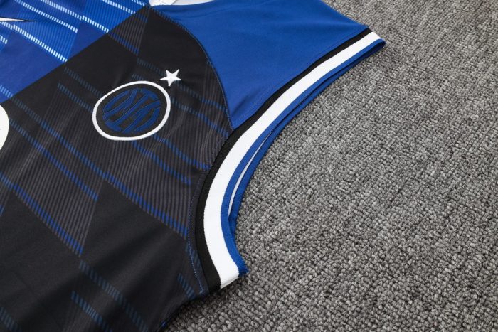 Inter Milan 24/25 Vest Blue Spray Ink - 图片 8