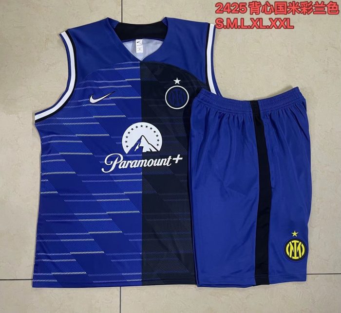 Inter Milan 24/25 Vest Blue Spray Ink - 图片 9
