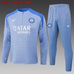 Inter Milan 24-25 Light Blue Player Version Half-Zip Jacket