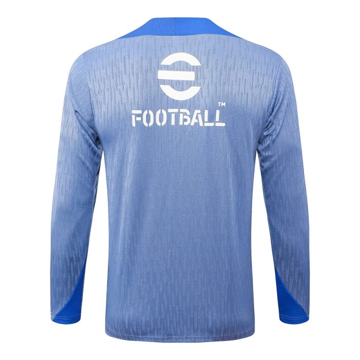 Inter Milan 24-25 Light Blue Player Version Half-Zip Jacket - 图片 7