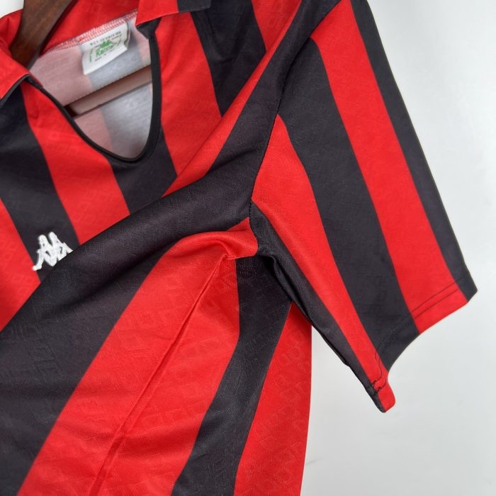 AC Milan 1989-1990 Home Retro Shirt - 图片 6