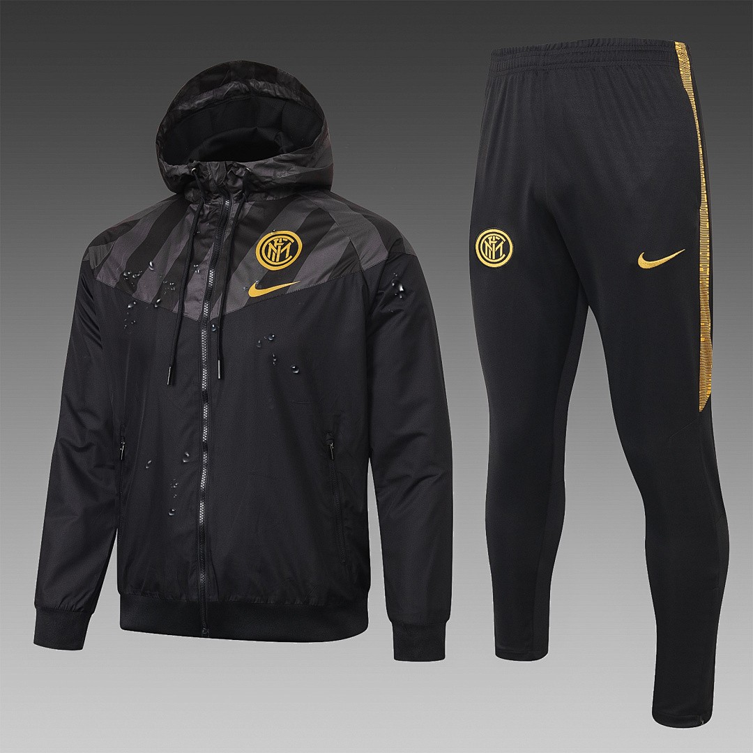 Inter Milan 2019-2020 Black Windbreaker S~2XL