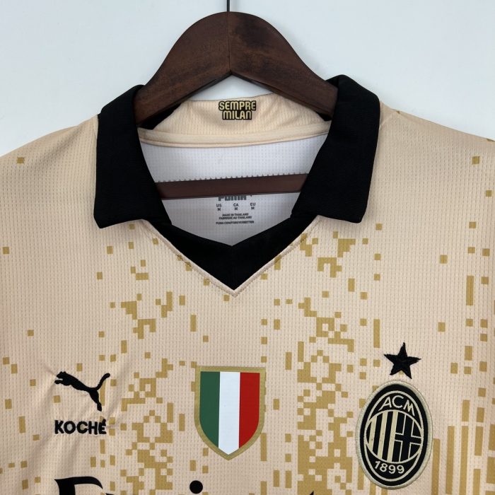 AC Milan 23/24 Yellow Home Jersey - 图片 5