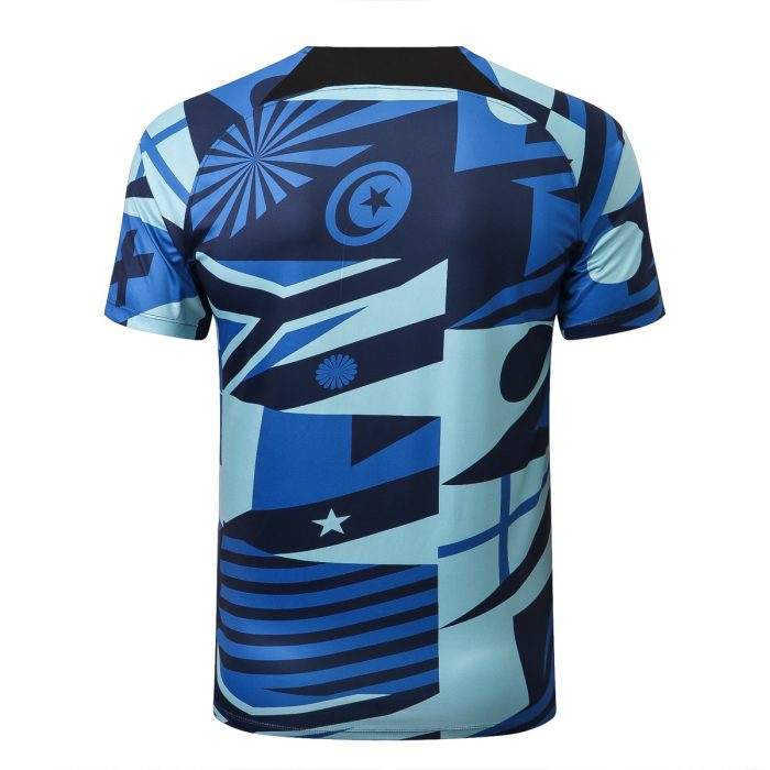 Inter Milan 2022-23 Short Sleeve Training Suit with 5-Inch Shorts in Blue - 图片 7