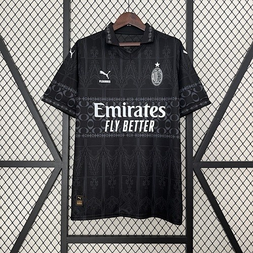 JER-5821_1 AC Milan 23/24 Black Home Jersey - 图片 1