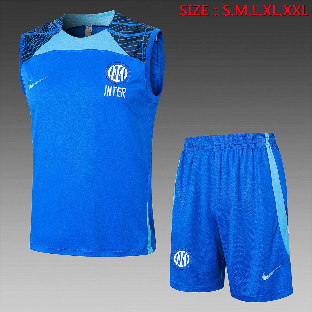 Inter Milan 23/24 Vest in Colorful Blue