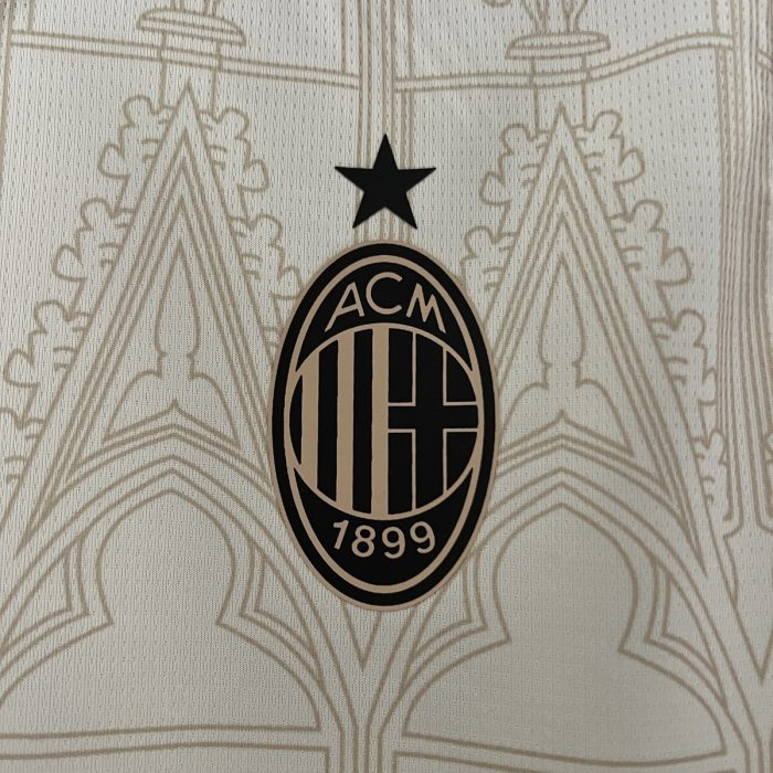 23/24 AC Milan Beige Fan Version - 图片 6
