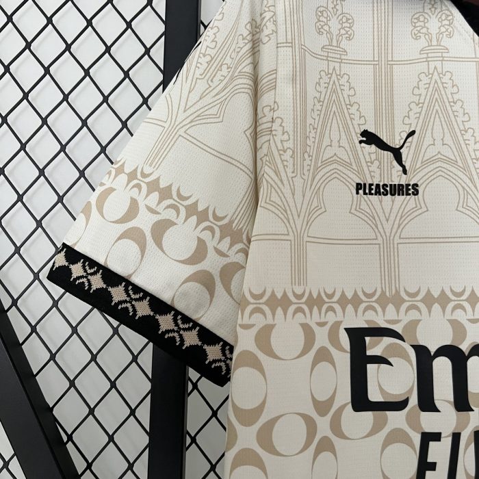23/24 AC Milan Beige Fan Version - 图片 7