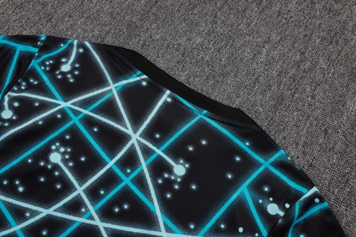 Inter Milan Black Starry Sky Splatter Short Sleeve Training Shirt - 图片 3