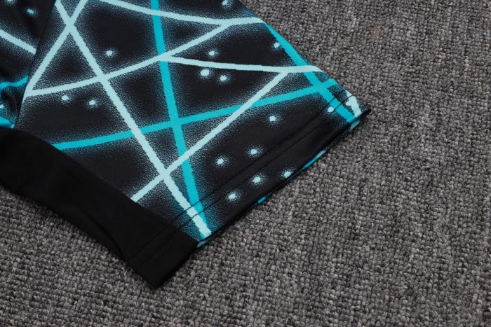 Inter Milan Black Starry Sky Splatter Short Sleeve Training Shirt - 图片 5