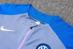 Inter Milan 24-25 Half-Zip Jacket Grey with Blue Accents - 图片 6