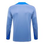 Inter Milan 24-25 Half-Zip Jacket Grey with Blue Accents - 图片 7