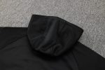 Inter Milan 24/25 Long Zip Hoodie Black - 图片 3