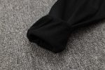 Inter Milan 24/25 Long Zip Hoodie Black - 图片 4