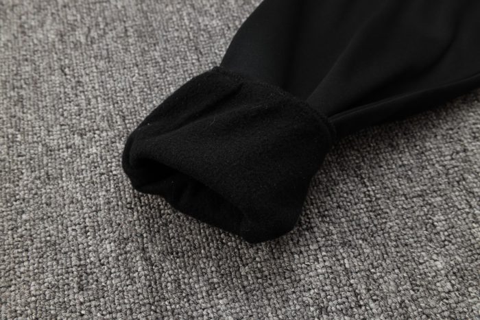 Inter Milan 24/25 Long Zip Hoodie Black - 图片 4