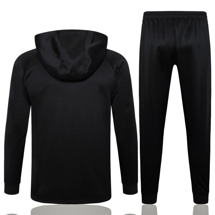 Inter Milan 24/25 Long Zip Hoodie Black - 图片 7