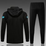 Inter Milan 21-22 Long Zip Jacket Black - 图片 2