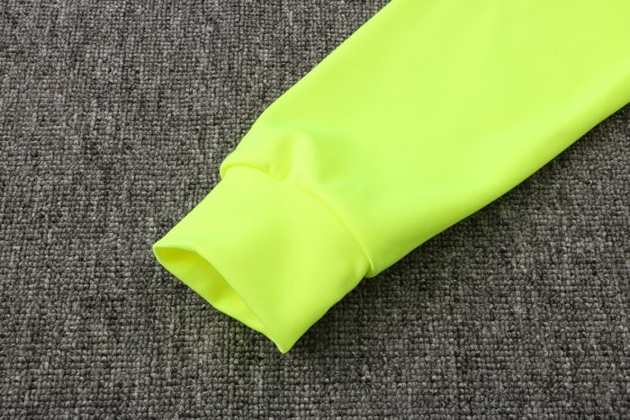 Inter Milan 21-22 Long Zip Jacket Fluorescent Green - 图片 4