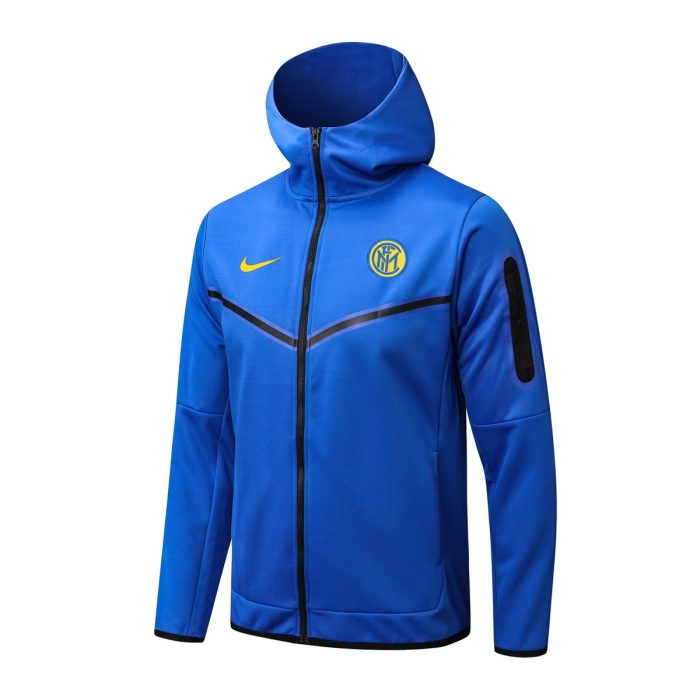 Inter Milan 22/23 Long Zip Jacket Colorful Blue - 图片 8
