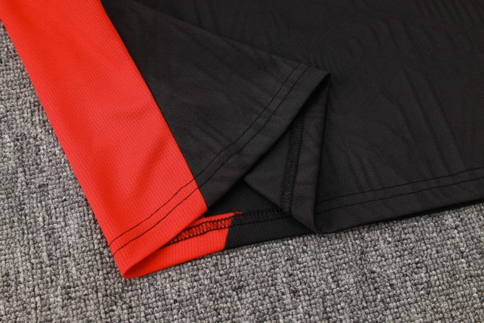 AC Milan 24-25 Black Short Sleeve Training Shirt - 图片 4