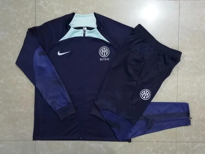 Inter Milan 22/23 Long Zip Jacket Light Purple - 图片 9