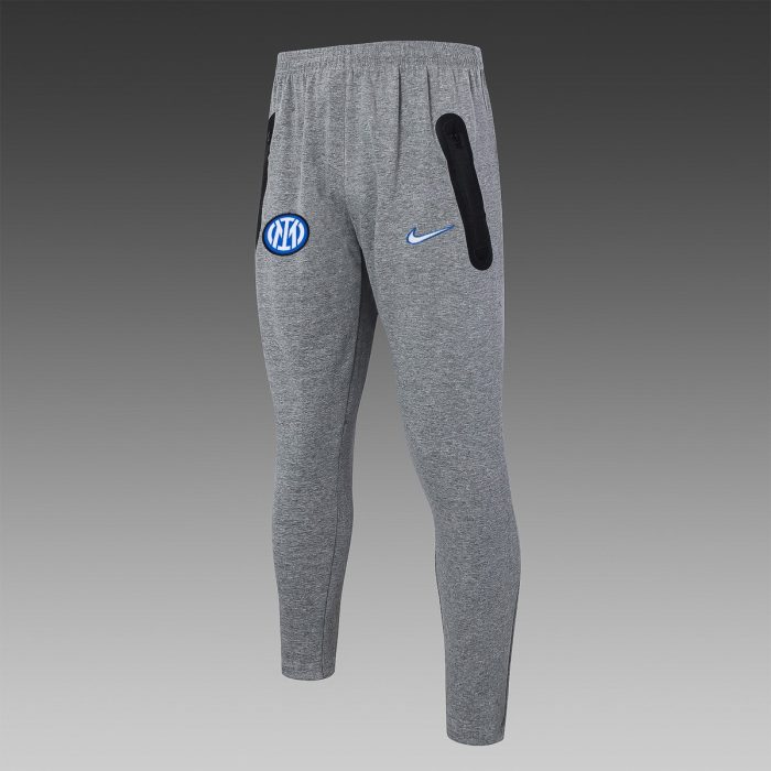 Inter Milan 24-25 Long Zip Jacket with Hood in Ash Gray - 图片 6