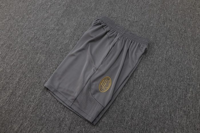 AC Milan 24-25 Grey Short Sleeve Training Shirt - 图片 2