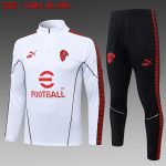 AC Milan 25/26 Half Zip Jacket White