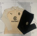 AC Milan 24-25 Kids' Half-Zip Jacket in Apricot - 图片 4