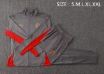 AC Milan 24-25 Long Zipper Jacket Grey - 图片 2