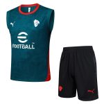 AC Milan Green Splatter Vest - 图片 8