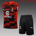 AC Milan 24-25 Vest Red Black Splatter