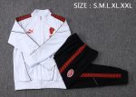 AC Milan White Long Zipper Jacket - 图片 2