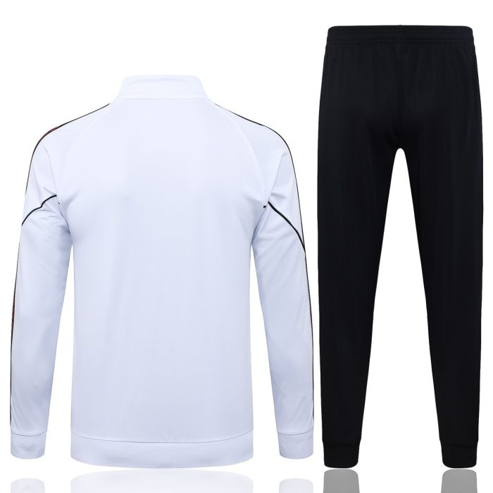 AC Milan White Long Zipper Jacket - 图片 7
