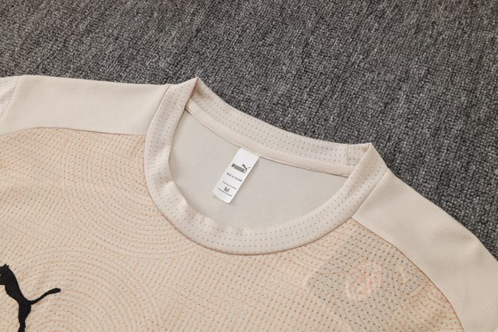 AC Milan 24-25 Short Sleeve Training T-Shirt Apricot - 图片 6