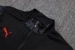 AC Milan Black Spray Print Long Zipper Jacket - 图片 5
