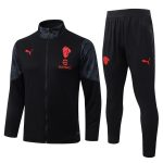 AC Milan Black Spray Print Long Zipper Jacket - 图片 7