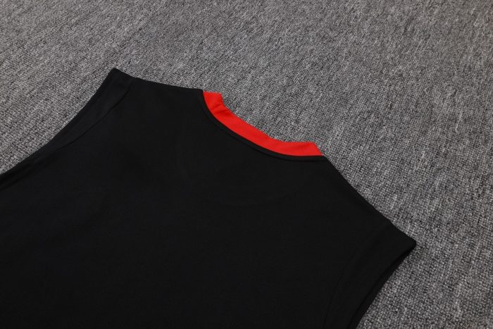 AC Milan Black Spray Ink Vest - 图片 2