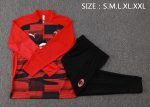 AC Milan 24-25 Red Ink Splatter Half-Zip Jacket (Player Version) - 图片 2