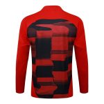 AC Milan 24-25 Red Ink Splatter Half-Zip Jacket (Player Version) - 图片 7