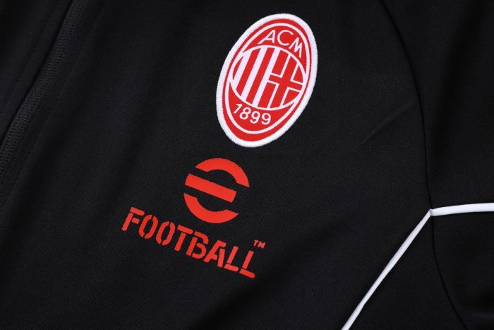 AC Milan Black Long Zipper Jacket - 图片 6