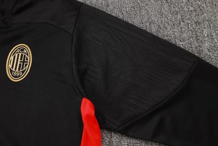 AC Milan 24-25 Black Half-Zip Jacket (Player Version) - 图片 6