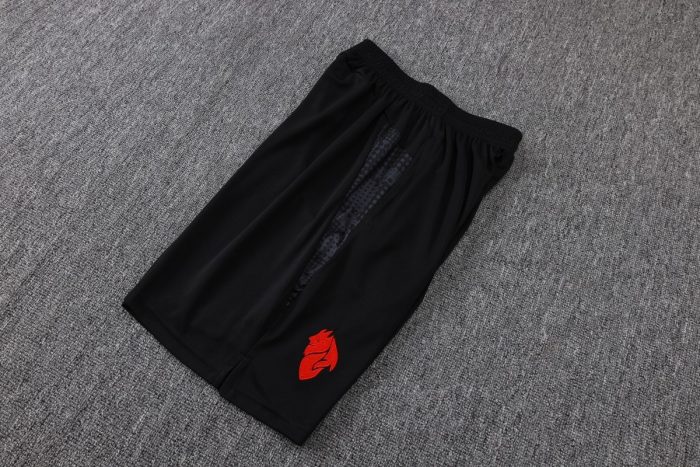 AC Milan Black Splatter Short Sleeve Training T-Shirt - 图片 2