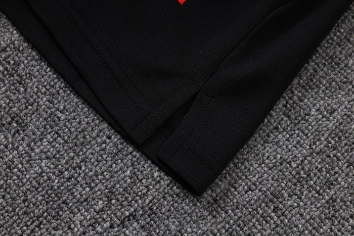 AC Milan Black Splatter Short Sleeve Training T-Shirt - 图片 3